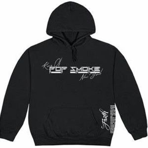 Pop Smoke Vlone King of New York City black hoodie new
